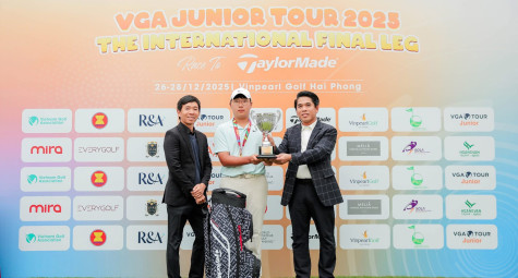 Lộ diện nhà vô địch chặng cuối VGA Junior Tour 2025