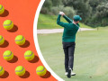 Sử dụng bóng tennis để khắc phục lỗi chuyển trọng lượng trong cú swing