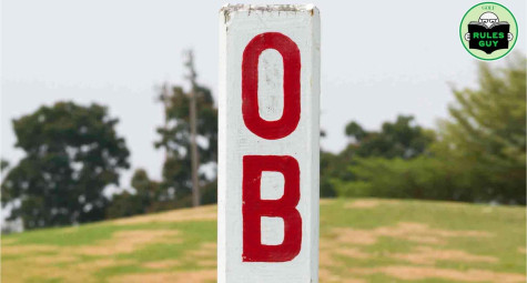 Luật golf: Đường biên OB kéo dài hay kết thúc ở cọc cuối?