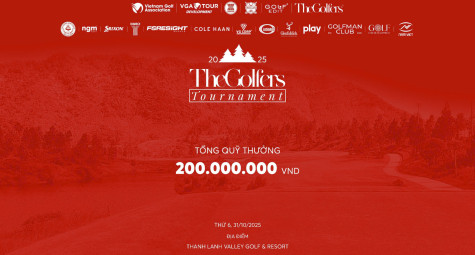 The Golfers Tournament 2025: Nâng quỹ thưởng lên 200 triệu đồng cho Pro - Am