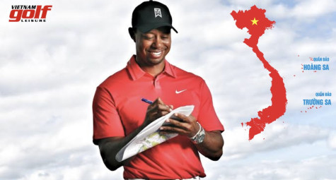 Tiger Woods thiết kế sân golf đầu tiên tại Việt Nam