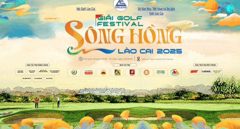 Khởi đầu chuỗi giải golf mùa đông với Festival Sông Hồng - Lào Cai 2025