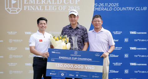 Bùng nổ ở vòng chung kết, Park Jung Min vô địch chặng cuối Emerald Cup 2025