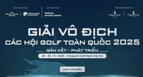 Gần 20 đội tranh tài tại Giải VĐ Hội golf Toàn quốc 2025