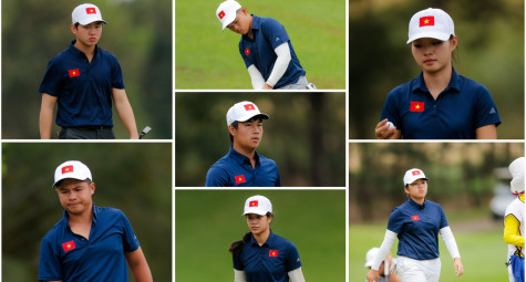 Việt Nam đồng dẫn đầu sau ngày mở màn môn Golf SEA Games 33