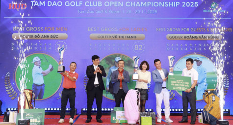 Hàng loạt màn trình diễn ấn tượng tại Tam Dao Golf Club Open Championship
