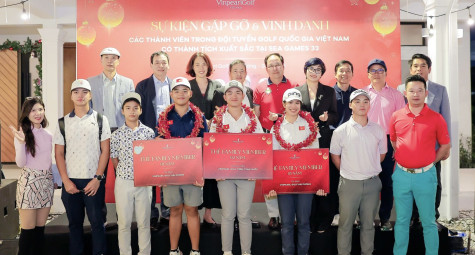 Vinpearl Golf vinh danh Đội tuyển Golf Quốc gia tại SEA Games 33
