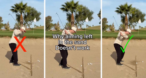 Vì sao golfer nên ngừng nhắm trái khi đánh bunker?