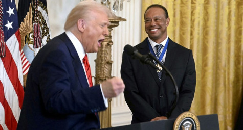 Tiger Woods xuất hiện tại Nhà Trắng!