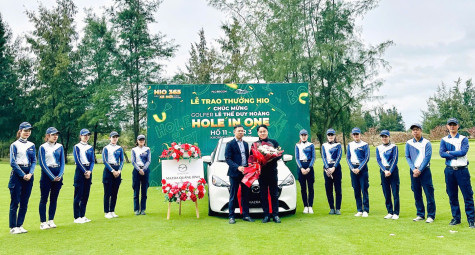 FLC Golf Links Quảng Bình trao giải thưởng ô tô tới chủ nhân HIO365 danh giá