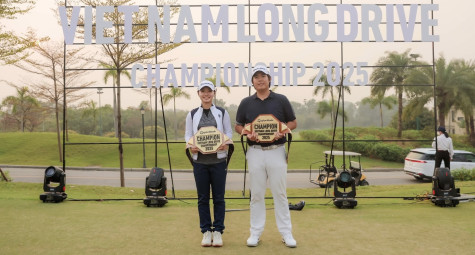 Bùng nổ những pha phát bóng mạnh mẽ tại TaylorMade Vietnam Long Drive Championship 2025