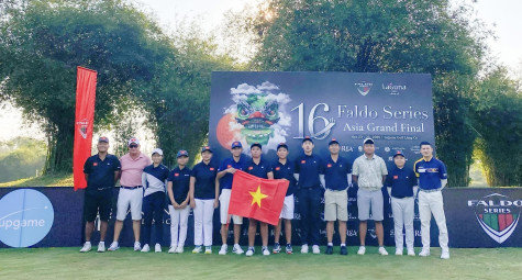 Vòng 1 của chung kết Faldo Series châu Á: Đoàn Việt Nam áp đảo, Nguyễn Tuấn Anh dẫn đầu