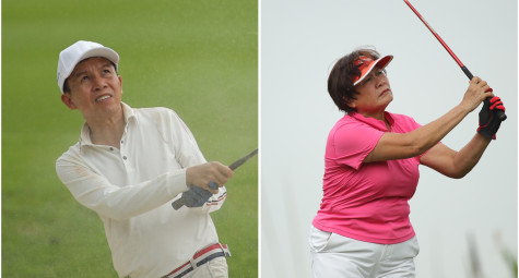 Không khí sôi động trong ngày đánh tập tại giải Vô địch Golf Trung niên Quốc gia - Cúp Nam A Bank 2025