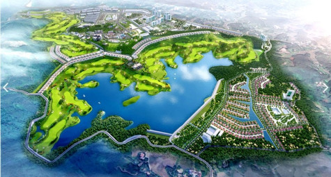 Nước rút thi công 2 sân golf trăm tỉ tại Thái Nguyên