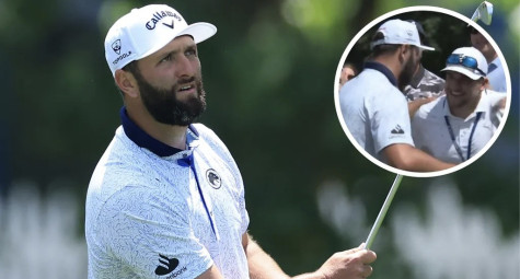 Bóng của Jon Rahm va trúng khán giả tại PGA Championship 2025