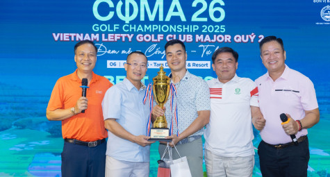 Tổ chức thành công giải COMA26 Golf Championship 2025 Vietnam Lefty Golf Club - Major quý II