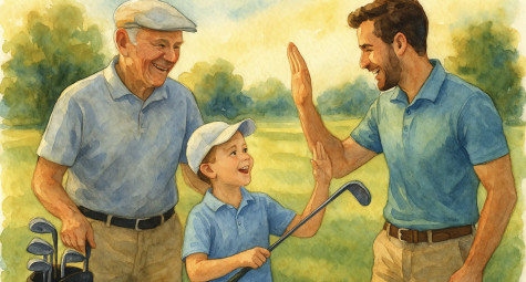 Khi golf trở thành “sợi dây vô hình” kết nối các thế hệ