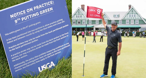 Hố 9 kỳ lạ tại Oakmont: Green đấu hay green tập? 
