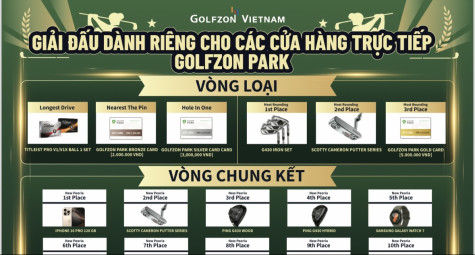Golfzon Park tổ chức giải đấu riêng dành cho hệ thống cửa hàng trực tiếp tại Việt Nam