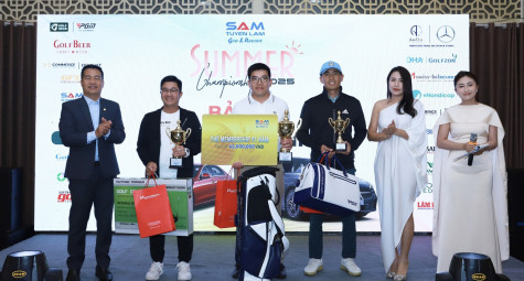 Vinh danh bảng vàng danh giá tại giải golf SAM Tuyen Lam Championship 2025