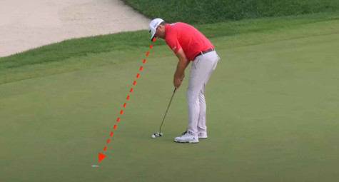 Nhìn hố thay vì nhìn bóng: Kỹ thuật "Heads-up putting" giúp Bradley chốt cúp Travelers