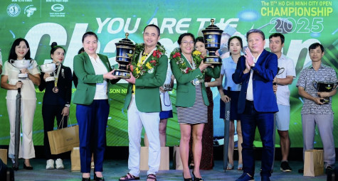 Dương Quốc Tuynh & Nguyễn Thị Ngọc Dung đăng quang Giải golf VĐ TP.HCM Mở rộng Lần thứ 11-2025