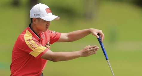 Nguyễn Anh Minh trụ top 10 sau ba vòng âm gậy tại Singapore Open Amateur Championship