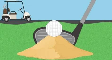 Luật Golf giải đáp: Có thể đắp bùn hoặc mùn cưa thay cho tee khi phát bóng?