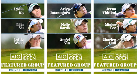 Những nhóm đấu tâm điểm mở màn AIG Women’s Open 2025