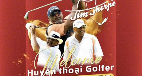 Huyền thoại golf Mỹ Jim Thorpe giao lưu cùng golfer trẻ tại sự kiện CLB Golf Họ Lê