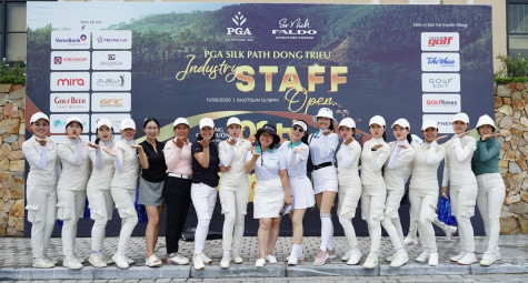 Chính thức khởi tranh PGA Silk Path Đông Triều Industry Staff Open