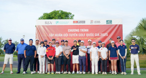 Đội tuyển Golf Quốc gia khép lại thành công đợt tập huấn tháng 8/2025