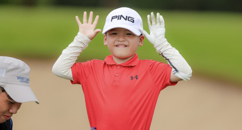 Golfer nhí Chấn Thiêm: Chơi golf cả ngày không chán!