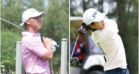 Giải VĐ Golf Quốc gia - Gia Lai 2025: Gia Minh & Gia Hân dẫn đầu sau 36 hố