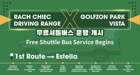 Nâng tầm trải nghiệm tại sân tập golf Rạch Chiếc