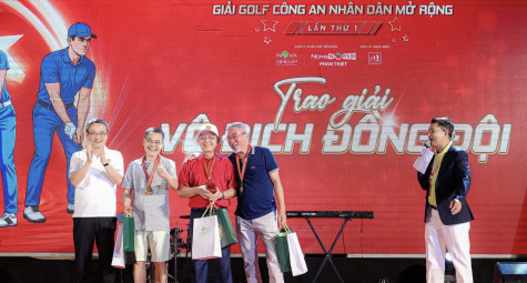 Khởi tranh Giải Golf Công an nhân dân Mở rộng lần thứ I