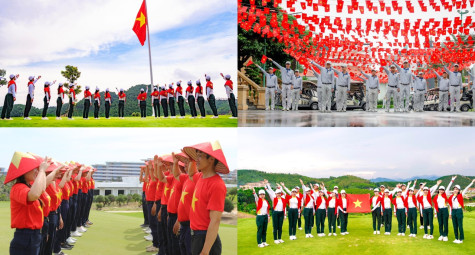 Rực rỡ cờ hoa trên các sân golf: Chào mừng 80 năm Quốc khánh 2/9