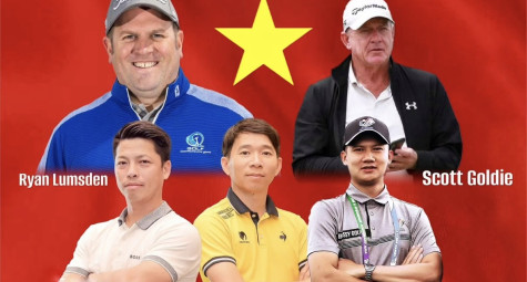 Đội tuyển Golf Quốc gia tập huấn tại Long An trong khuôn khổ dự án HPP với R&A