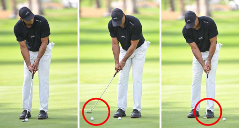 Áp dụng bí quyết này của Tiger Woods để cải thiện cú putt