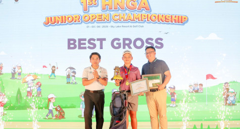 Nguyễn Trọng Hoàng vô địch giải 1st HNGA Junior Open Championship 2025