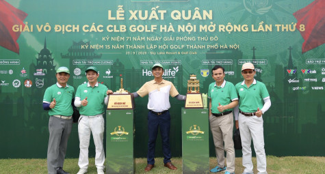 Tưng bừng Lễ xuất quân Giải VĐ các CLB Golf Mở rộng lần 8 - Herbalife Cup 2025