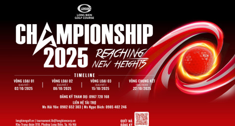 Long Bien Golf Course Championship 2025 chính thức khởi tranh 