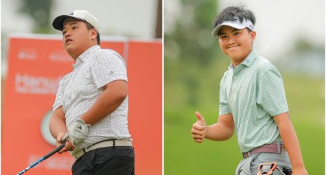 Phạm Thế Nam & Nguyễn Bảo Phát đồng dẫn đầu vòng 1 Hanwha Life - VGA Junior Tour