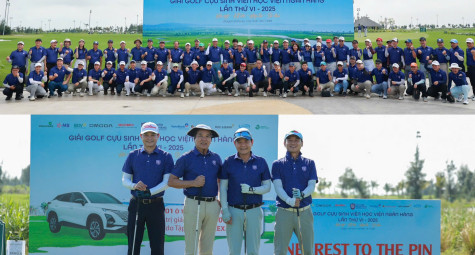 65 năm Học viện Ngân hàng: Hội ngộ trên sân golf, tiếp sức vì tương lai