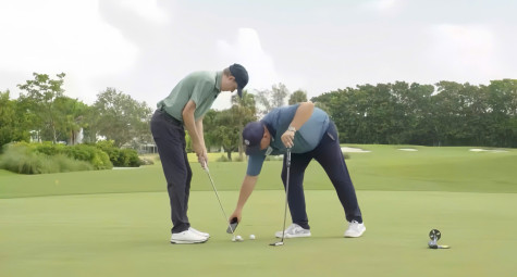 Cách đơn giản kiểm tra hướng ngắm của putter