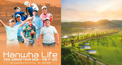 Chặng mở màn Hanwha Life - VGA Junior Tour 2026 sắp khởi tranh tại Phú Thọ