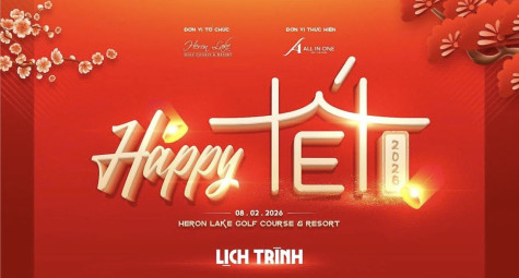 Sẵn sàng cho giải Happy Tết 2026 tại Heron Lake Golf Course & Resort