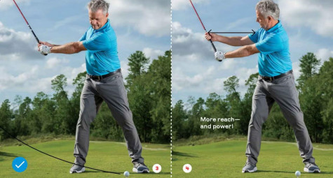 Mở rộng backswing để tối ưu hóa tốc độ đầu gậy
