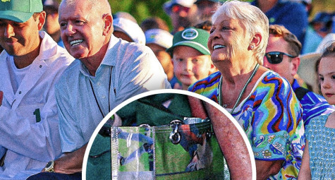 Chiếc túi “độc nhất vô nhị” của mẹ Rory McIlroy gây sốt tại The Masters
