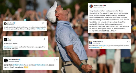 Rory McIlroy nhận “cơn mưa” lời chúc từ Tổng thống Trump và Hoàng gia Anh